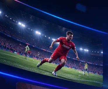 Live football match streaming in 4K UHD