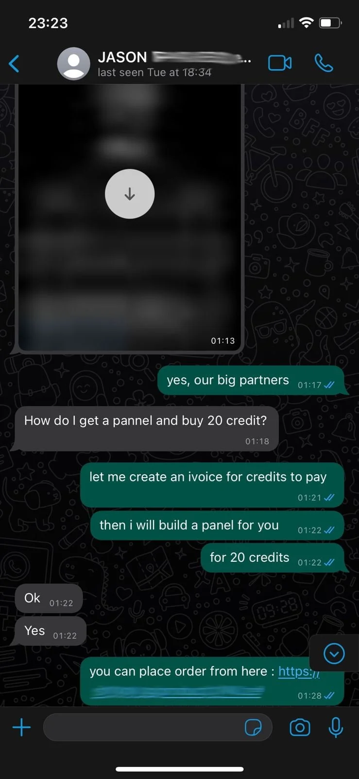 WhatsApp support conversation with a British IPTV Sub customer (1 of 12)